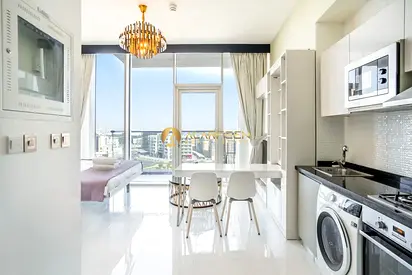 Furnished Studio | Miraclz Tower Arjan | Balcony & Multiple Views