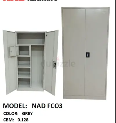 Steel Family wardrobe 2 door safe locker Inside Great Quality very strong 90cm wide