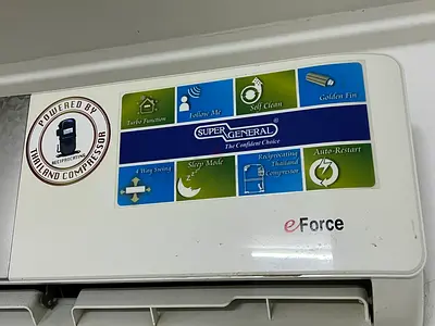 Super General eForce Split AC - Wall Unit (Good Working Condition)