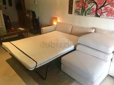L shape sofa bed with storage IKEA vimle