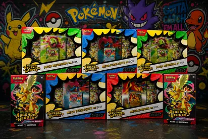 POKEMON ASCENDED HEROES 2 BOOSTER BUNDLE  5 ASCENDED HEROES MEGA EX