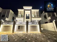 Modern villa for sale in Al Helio, Ajman | 6 master bedrooms, registration and ownership fees includ