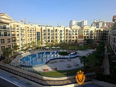 Pool View 2BR | Balcony Apartment | Unfurnished | Arjan Art Courtyard