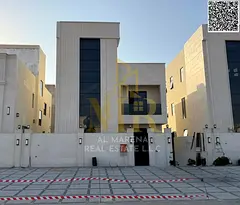 Luxury villa for sale in Al-Haliyo 2 | 3014 sq ft | Two floors + roof | 5 master bedrooms | Majlis a