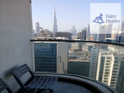 Furnished 1BR | Bayz by Danube | Canal & Burj Khalifa View