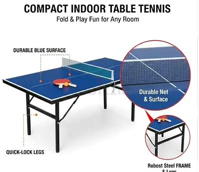 Our Junior Table Tennis (137 x 76.2 x 76 cm) - Brand new