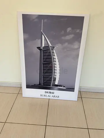 Framed Black  White Photo of Burj Al Arab (Dubai)