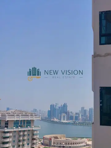 3 Bedroom Apartment for Annual Rent in Al Majaz 3 – Sharjah | Full Sea View | Master Room | Balcony