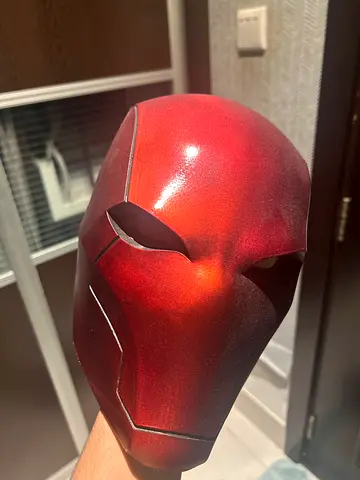 Red hood mask for cosplay