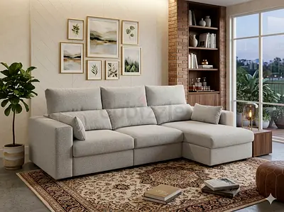 Brand New condition ikea eskilstuna L shape sofa under storage