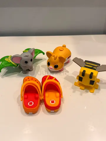 Small Fisher-Price/Plush Character Toys with Mini Clogs - Set of 4 from McDonald’s