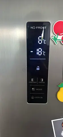 Super general Stainless Steel Refrigerator - Working Control Panel
