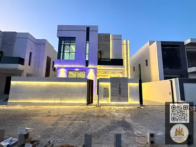 فلل طابقين للبيع بالحليو 2 تشطيب سوبر ديلوكس مساحة الأرض 3014 قدم مربع تضم 4 غرف ومجلس وصالة ومطبخ و5 حمامات شامل رسوم التسجيل