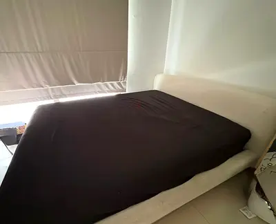 BED WITH MATTRESS FOR SALE!!