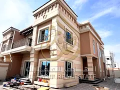 Luxury Heritage Style Villa for Rent in Sharjah Hoshi Brand New First Tenant 5000 Sqft Central AC El