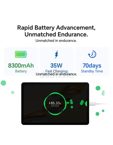 Honor X9a Tablet with 8300mAh Battery, 35W Fast Charging