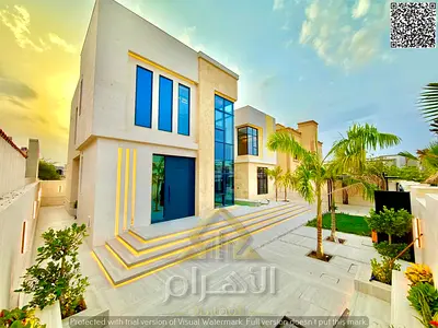 With only a 20% down payment | Own a luxury villa in Al Yasmin, Ajman | 6 master bedrooms (G+2) | With a swimming pool and 8,000 sq ft green garden
