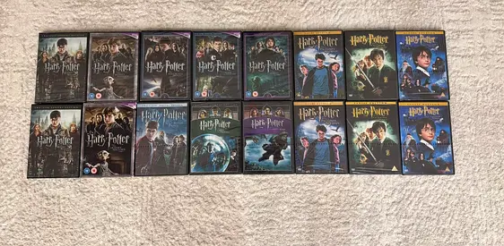 Complete Harry Potter DVD Collection — All 8 Films (UK/Region Unknown)