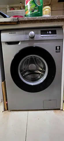 Samsung Front Load Washing Machine - 7kg, Silver (Used)