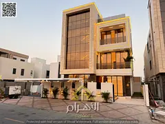 Luxury villa with direct garden views, 6200 sq ft built-up area, two floors and a rooftop with eleva