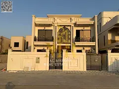 Villa in Al Alia, 5 bedrooms, two floors, rooftop, close to amenities, majlis and living room, at a