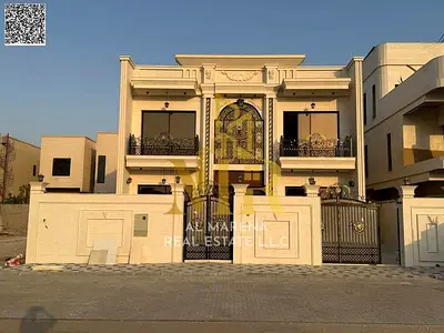 فيلا بالعاليه ،5 غرف طابقين وروف وموقع قريب من الخدمات مجلس وصاله بسعرمميز شامل رسوم المكيفات في أرقي مناطق عجمان تملك حر فيلا للبيع – العالية | طابقي