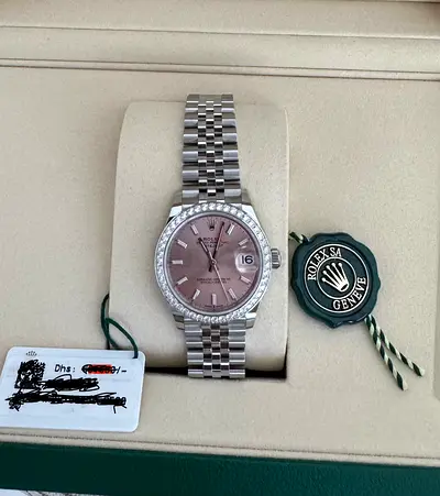 Rolex Datejust 31 mm Pink Dial