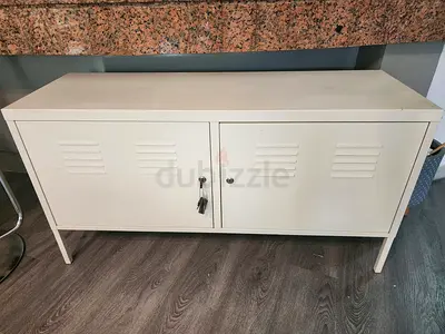 Ikea PS, TV steel bench with lockable doors