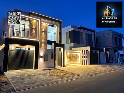 Luxury villa with excellent finishes in Al Yasmin area, directly next to Al Hamidiya Park - freehold for all nationalities