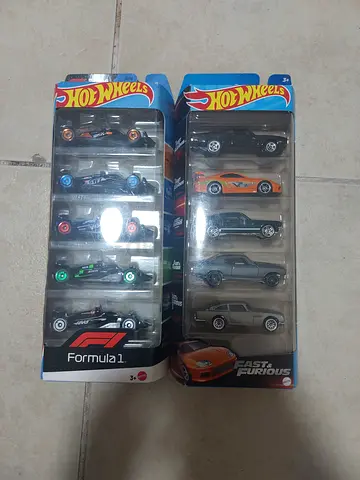 Hot Wheels 10-Car Packs (Formula 1  Fast  Furious) - New in Pack