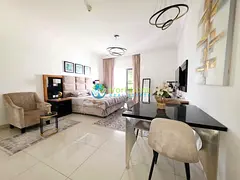 Furnished Studio With Balcony | Contemporary Living | 4 Chqs