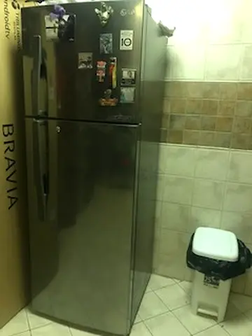 LG Fridge, 395 litres(2 years old), urgent leaving, pick up dates (13-16 May) , Al Mamzar Dubai area