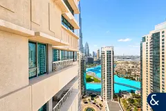 Vacant | Unfurnished | Burj+fountain views