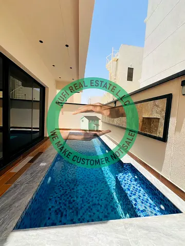 Rufi Real Estate introducing Brand new Super Luxury With "ELEVATOR" and with Swimming pool  "THE RISE VILLA" in Helio 2 Ajman