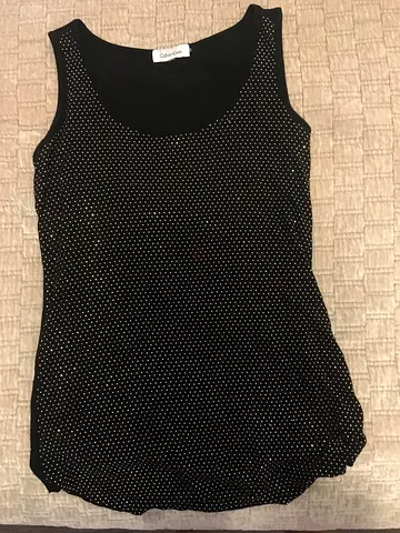 Calvin Klein black embellished women’s top
