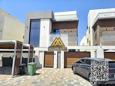 فيلا للبيع أو للإيجار في منطقة الياسمين عجمان مخطط الميدان بموقع مميز وهادئ مناسب للسكن العائلي، وتتميز بتصميم حديث يتكون من أرضي وأول وروف مع توزيع د