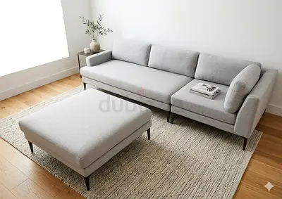 West elm Andes Sofa with ottoman