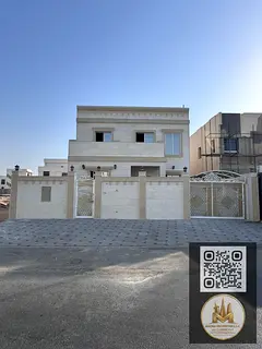 Standalone villa for sale in Al Zahia, Ajman. 4 master bedrooms, majlis, living room, kitchen, maid&