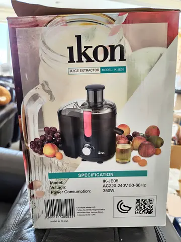 Ikon IK-JE05 Juice Extractor - 350W (Like New, in Box)