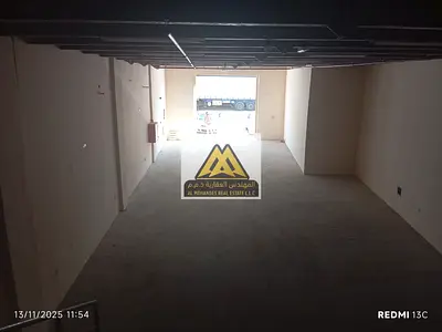 Warehouse available for rent in Al Jurf Industrial Area, Ajman, in a prime location near the Cemetery Roundabout and China Mall.