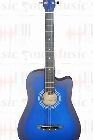 Siltron Acoustic Guitar - Blue Sunburst (Perfect for Beginners)
