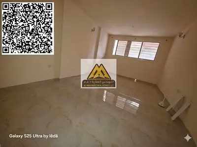 Ground floor studio apartment for annual rent in Al Rashidiya – behind Sea of ​​Dreams, Ajman. It boasts a prime location close to all services and am