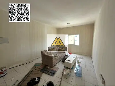 A distinctive studio apartment for annual rent in Al Nuaimiya 2, Ajman, located directly on King Faisal Street. It features a spacious layout, a pract