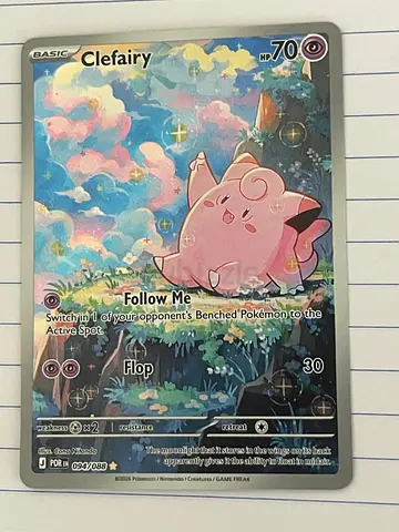 Clefairy Pokémon Card illustration rare - Single Collectible
