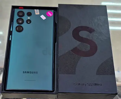 Samsung Galaxy S22 Ultra - Green, Pre-owned with Box