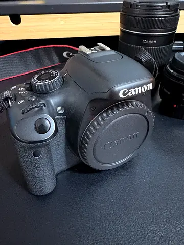 Canon DSLR camera body with lenses (used)