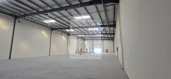 Brand New 8,000 Sq. Ft. Warehouse | 50 kW High Power | Office &amp; Washroom | Al Sajjaa