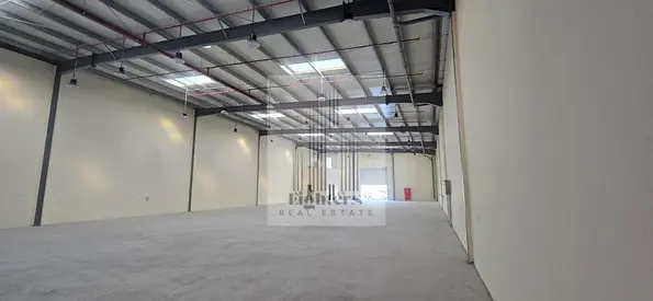 Brand New 8,000 Sq. Ft. Warehouse | 50 kW High Power | Office & Washroom | Al Sajjaa