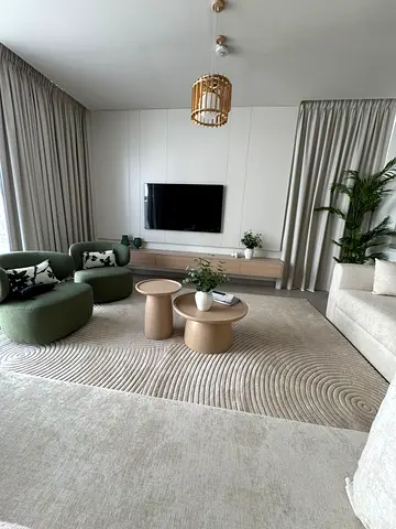 Luxurious villa for annual rent with VIP furnishings in Sharjah, Al Hamriya project, the most beautiful location with a water view, 4 bedrooms, maid's