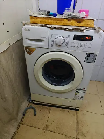 LG Front Load Washing Machine 8kg - Used, Works (Needs Cleaning)